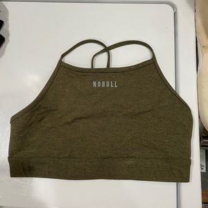 Nobull olive green sportsbra